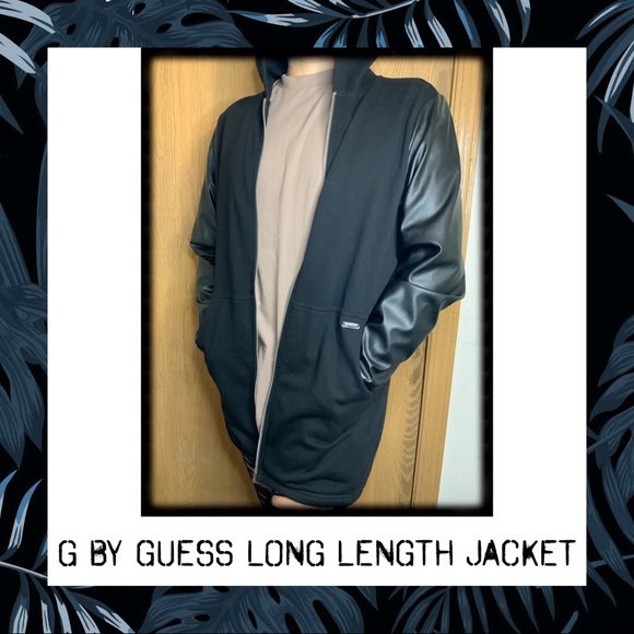G by Guess Other - G BY GUESS FAUX LEATHER LONG LENGHT PARKA JACKET